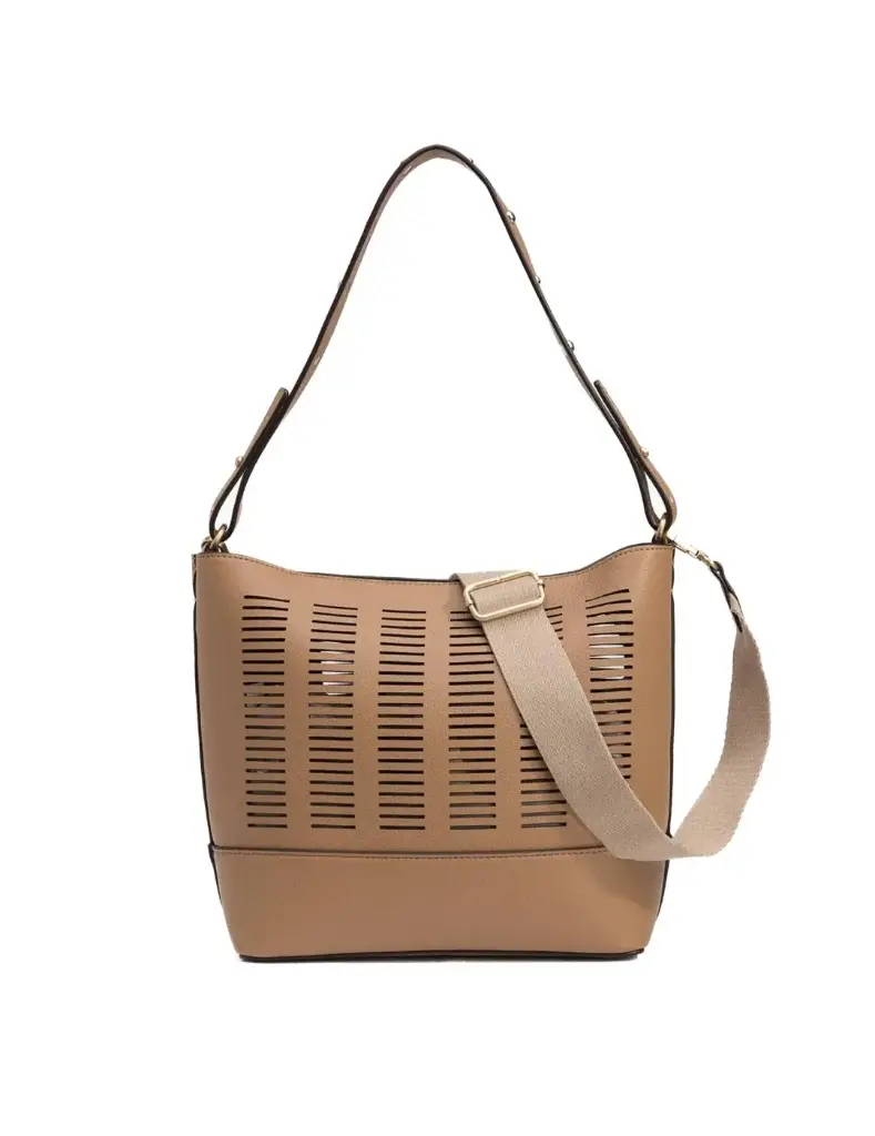 Bolso piel mujer marrón
